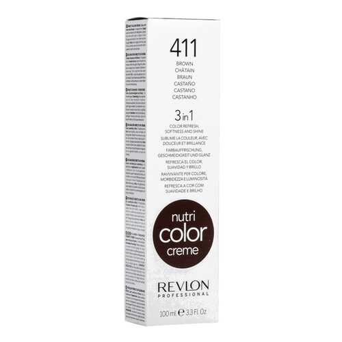 Краска для волос Revlon Professional Nutri Color Creme 411 Коричневый 100 мл