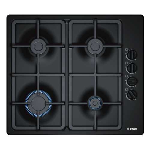 Встраиваемая варочная панель газовая Bosch PBP6C6B91R Black