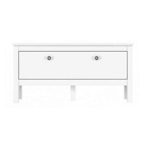 Тумба прикроватная приставная BlackRedWhite Хельга KOM1K BRW_70003731 92x35x46 см, белый