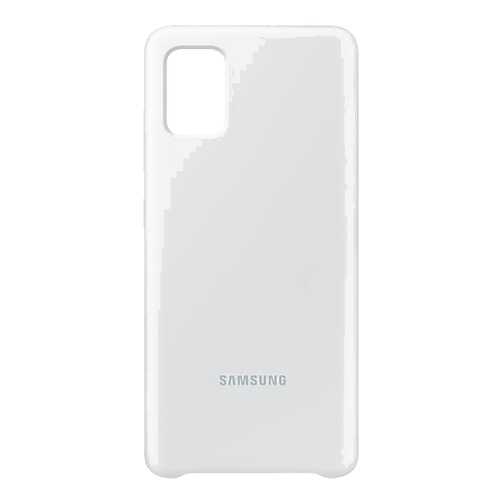 Чехол Samsung Silicone Cover для Samsung A51 White