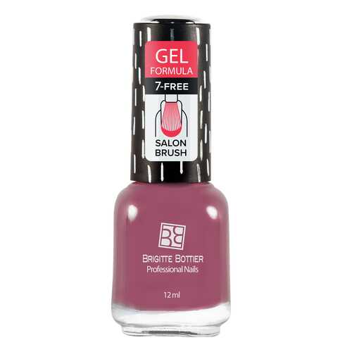 Лак с гелевым эффектом Brigitte Bottier Gel Formula тон 74 марсала светлый, 12 мл