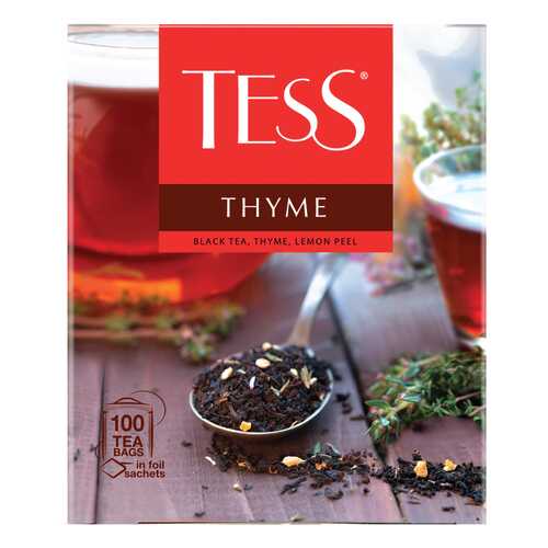 Чай черный Tess Thyme 100 пакетиков