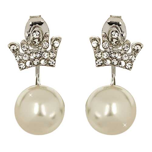 Серьги женские ViviTrend Корона 57620 разноцветные