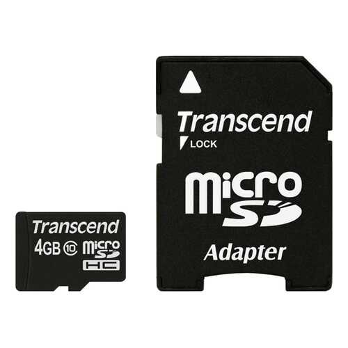 Карта памяти Transcend Micro SDHC Premium TS4GUSDHC10 4GB