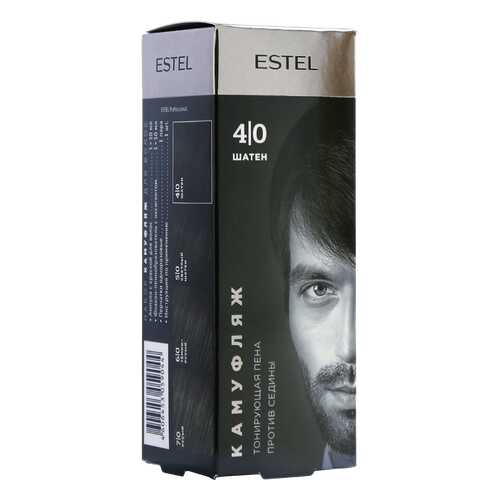 Набор для камуфляжа волос ESTEL ALPHA HOMME 4/0 Шатен