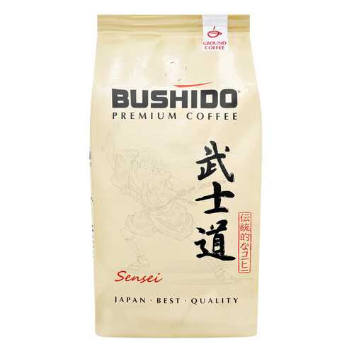 Кофе черный молотый Bushido Sensei 100% Арабика Премиум 227 г