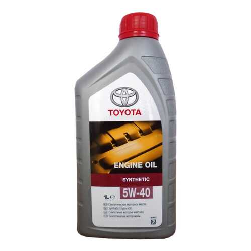 Моторное масло Toyota Engine Oil Synthetic SAE 5W-40 1л
