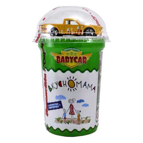 Кукурузные шарики в глазури Вкусномама Babycar с игрушкой 30 г