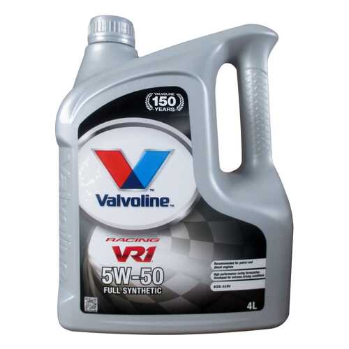 Моторное масло Valvoline VR1 Rasing 5W-50 4л