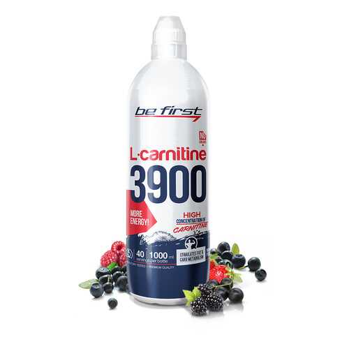 Be First L-Carnitine 3900, 1000 мл, Wild Berries