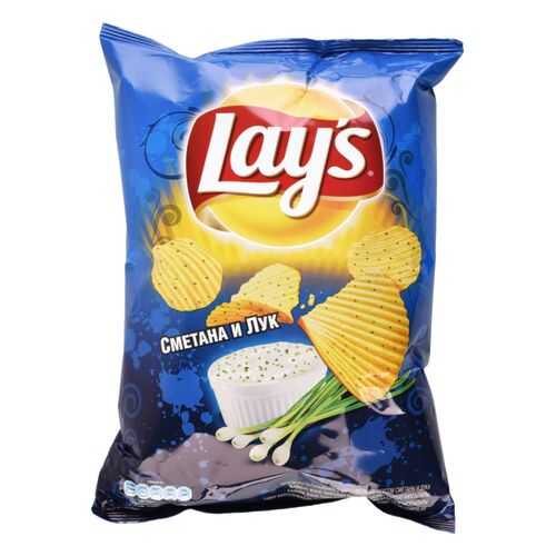 Картофельные чипсы Lay's сметана и лук 150 г