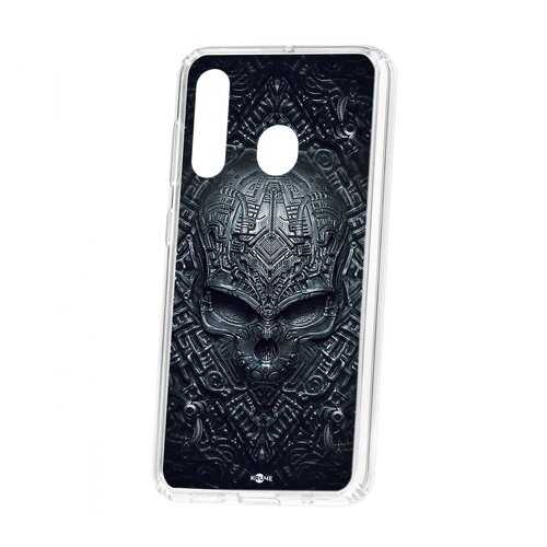 Чехол Kruche Samsung Galaxy A60 2019 Print Череп техно