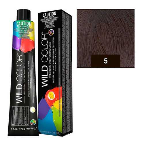 Wildcolor - Стойкая крем-краска Permanent Hair Color 5N/O Светло-коричневый 180 мл