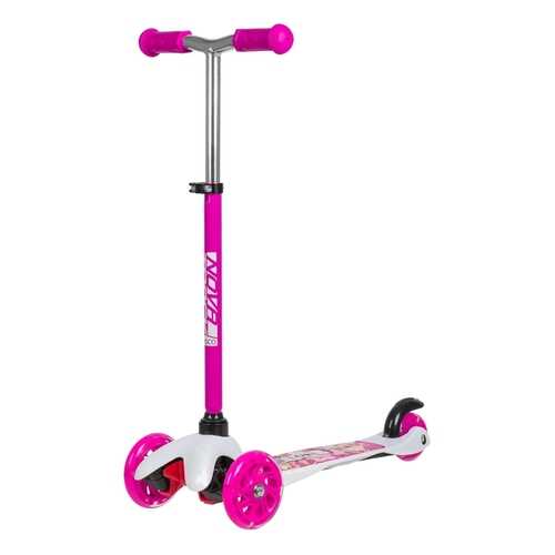 Самокат-кикборд Novatrack Disco-kids Basic фуксия