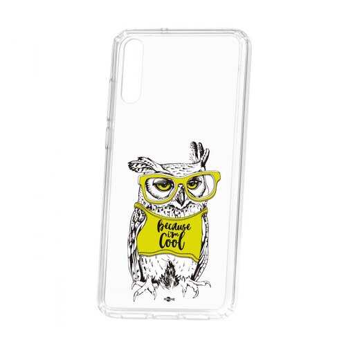 Чехол Kruche Huawei P20 Print Сова в очках