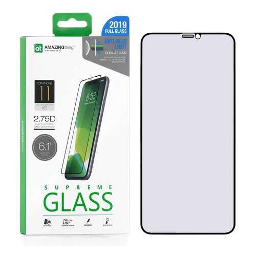 Защитное стекло AMAZINGthing SupremeGlass Full Glue Black для Apple iPhone XR
