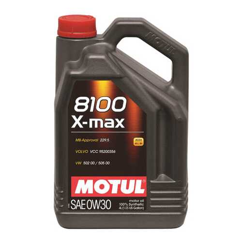 Моторное масло Motul 8100 X-max 0w-30 4л