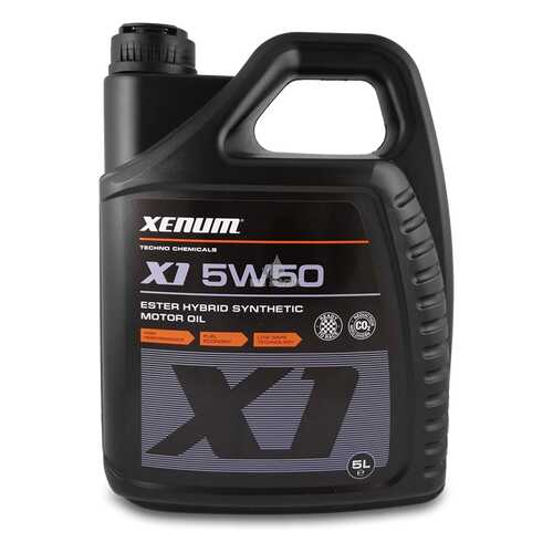 Xenum X1 5W50 Ester Hybrid synthetic motor oil 5L