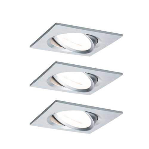 Светильник встраиваемый, комплект Nova Coin 3stepdim ec schw LED 3x6,5 93492