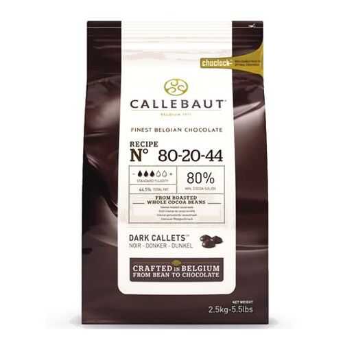 Шоколад темный Callebaut 80.1% какао 80-20-44-RT-U71 2.5 кг