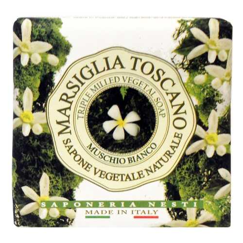 Косметическое мыло Nesti Dante Marsiglia Toscano Muschio Bianco Soap 200 г