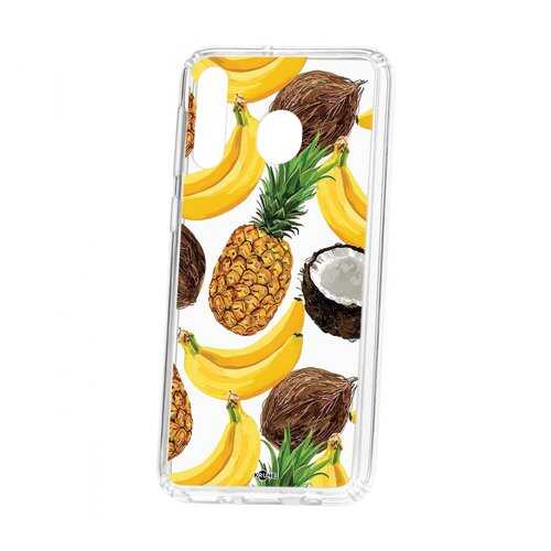 Чехол Kruche Samsung Galaxy M30 Print Тропический микс