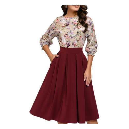 Платье женское D&M by 1001DRESS DM00234PB красное XL