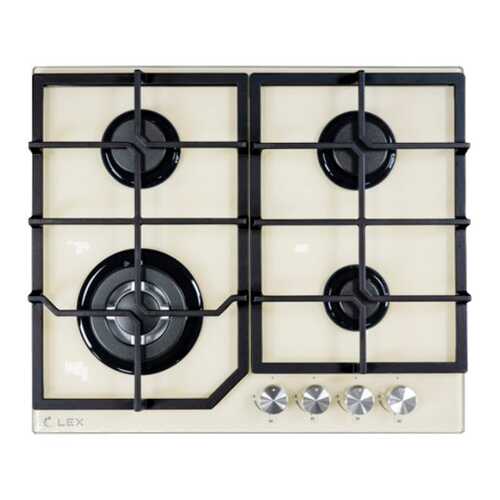 Встраиваемая газовая панель Lex GVG 6040-1 Ivory Light