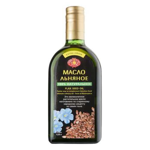 Масло Golden Kings of Ukraine extra virgin льняное нерафинированное 350 мл