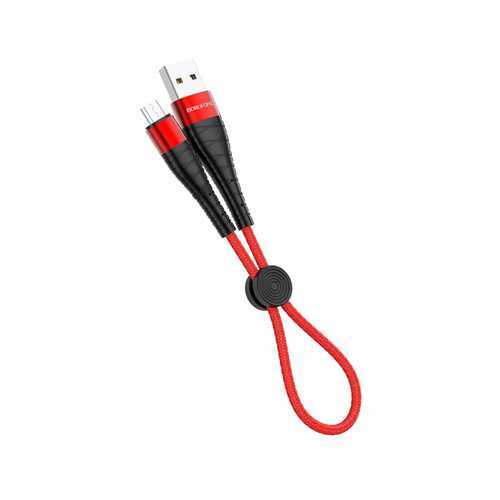 Кабель Borofone BX32 microUSB 0.25м Red