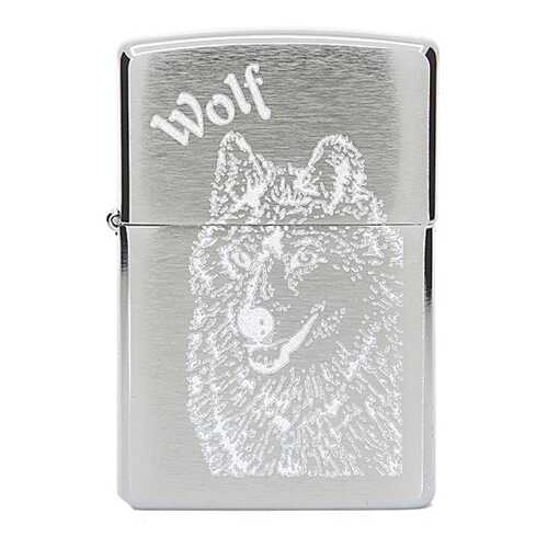 Зажигалка Zippo №200 Wolf Brushed Chrome