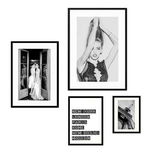 Набор постеров Коллаж Fashion №88 110х120 см
