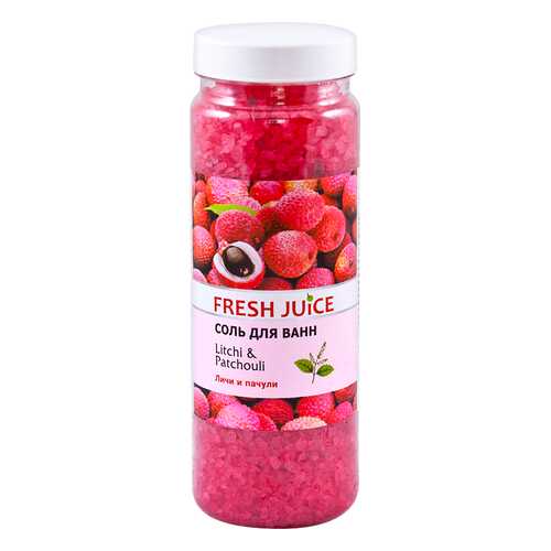 Соль для ванн Fresh Juice «Litchi & Patchouli” 700 гр