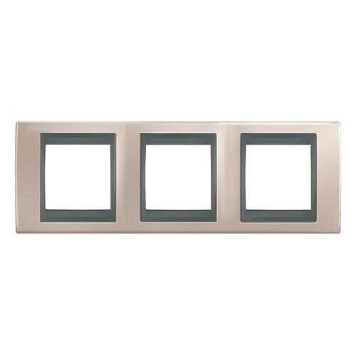 Рамка Schneider Electric Unica Top 3-ая Оникс Графит