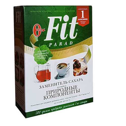 Заменитель сахара Fit Parad на основе эритрита и стевии №7