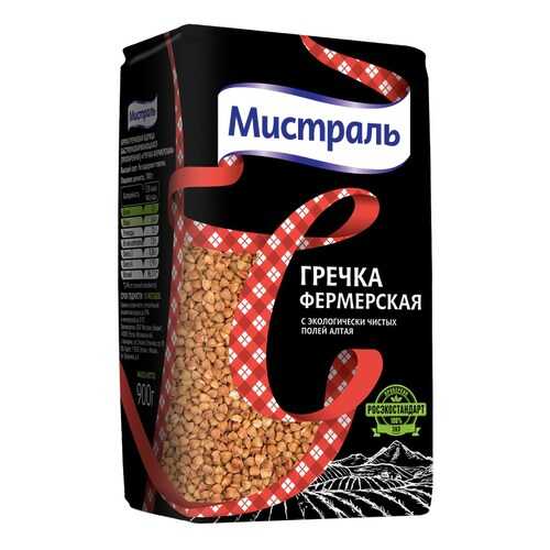 Крупа Мистраль Гречневая Фермерская 900г