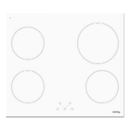 Встраиваемая варочная панель индукционная Korting HI 64021 BW White