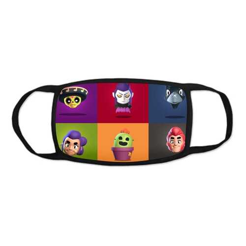 Стильная многоразовая защитная маска GOODbrelok BRAWL STARS 1