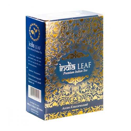 Чай India leaf Ассам классический, черный среднелистовой, 100 гр