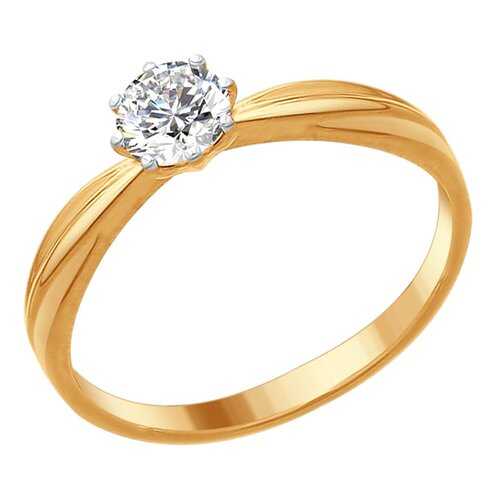 Кольцо женское SOKOLOV из серебра со Swarovski Zirconia 89010080 р.18