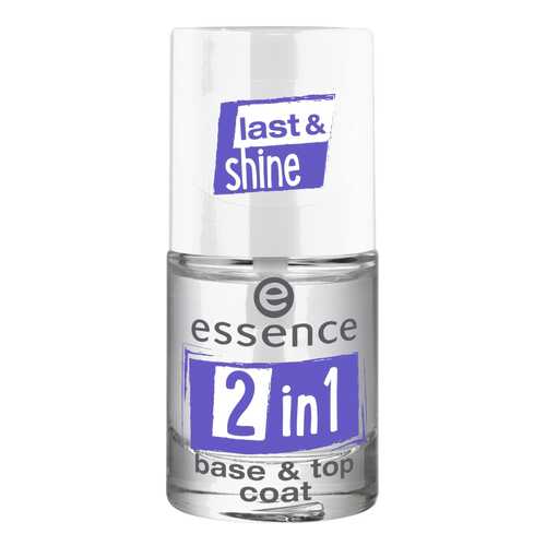 Лак для ногтей essence Base & Top Coat прозрачный 8 мл