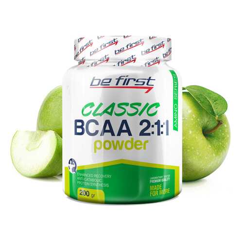 Be First BCAA Classic Powder 200 г яблоко