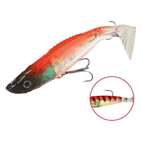 Виброхвост оснащенный Mikado Crystal Fish WXH-59 12 см, 16, 2 шт.
