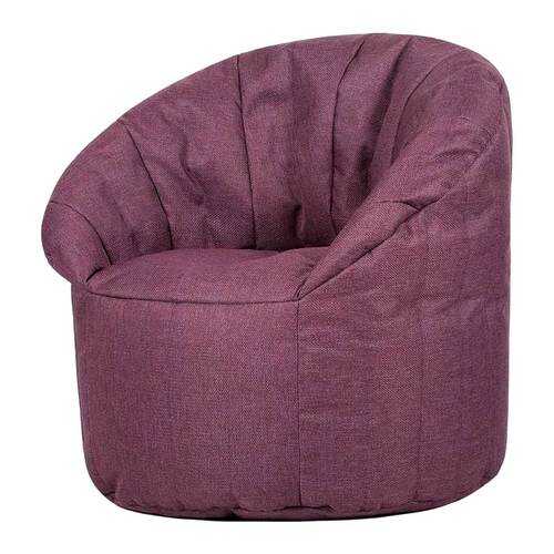 Кресло бескаркасное Папа Пуф Club Chair Purple, размер XL, рогожка, фиолетовый