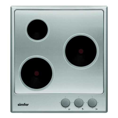 Встраиваемая варочная панель электрическая Simfer H45E03M011 Silver