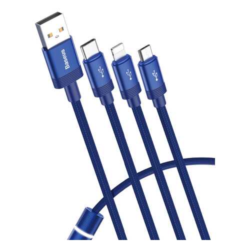 Кабель Baseus Data Faction Lightning 1.2m Blue
