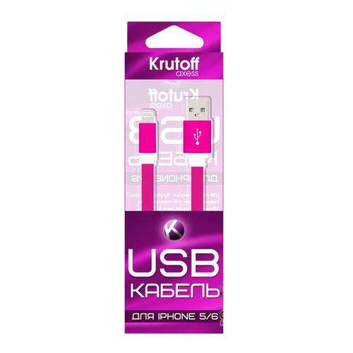 Кабель Krutoff Lightning 1м Pink