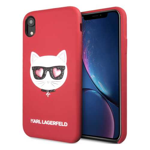 Чехол Karl Lagerfeld PU Leather Choupette (KLHCI61GLRE) для iPhone XR (Red)
