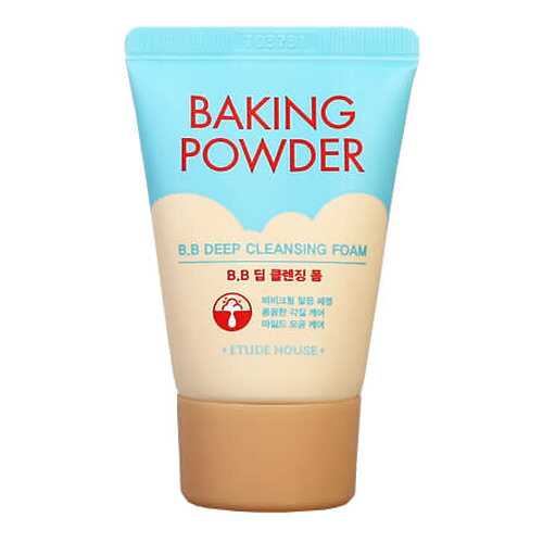 Пенка для глубокого очищения кожи Baking Powder BB Deep Cleansing Foam, Etude House 30 ml