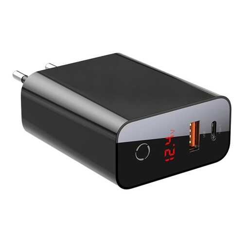 Сетевое зарядное устройство Baseus Speed PPS Smart Shutdown Black